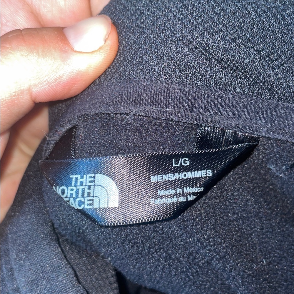 The North Face Men's Black Pullover Hoodie size large black canyonlands TNF - Picture 6 of 7
